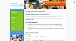 Desktop Screenshot of ikzoekeenboodschappenhulp.nl