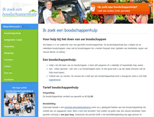 Tablet Screenshot of ikzoekeenboodschappenhulp.nl